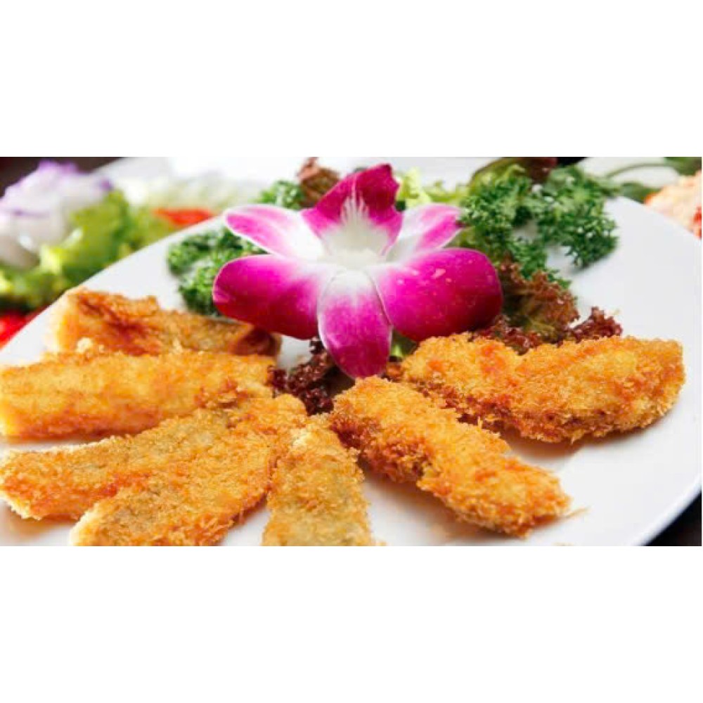  Cá Tầm Chiên Bao Trứng Muối