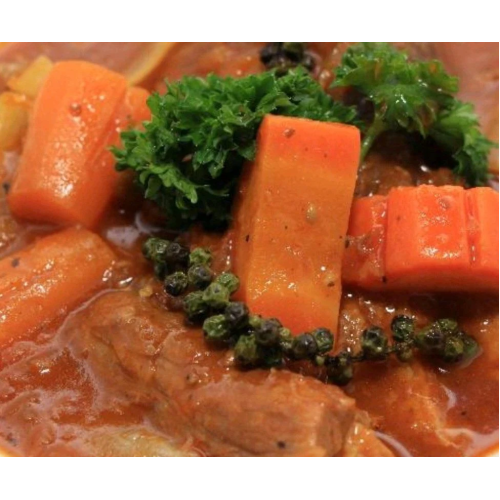 Bò Nấu Tiêu Xanh